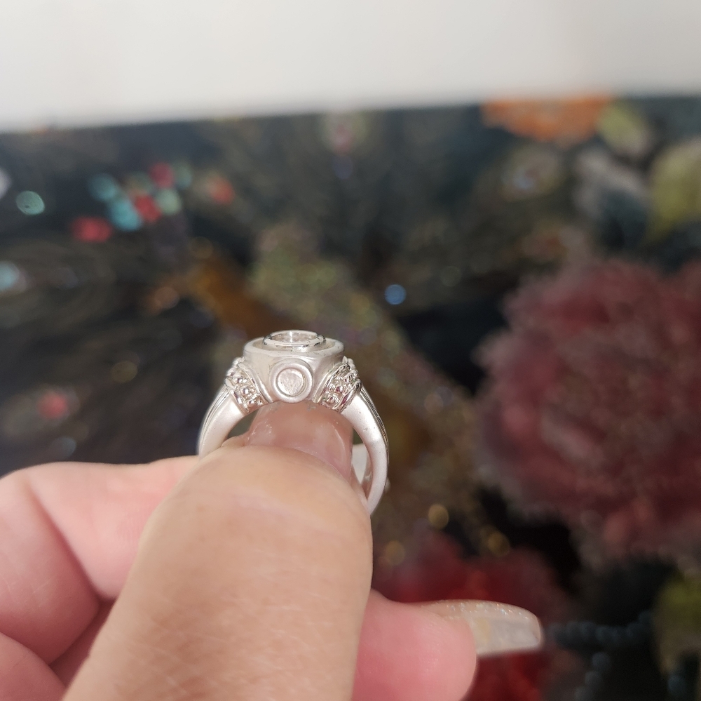 Smokey Quartz and Citrine Ring With Bonus Ring - Picture 6 of 8
